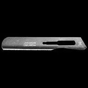 Swann Morton #14 Carbon Steel Dermaplaning Blade, Sterile