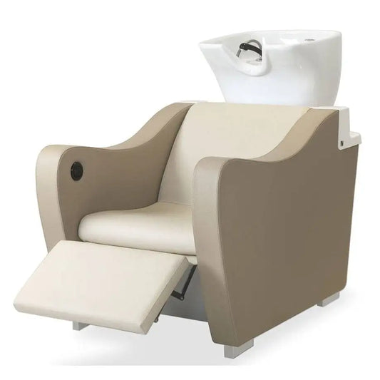 Russel Relax Shampoo/Wash Unit With Electronic Legrest and Tilting Basin