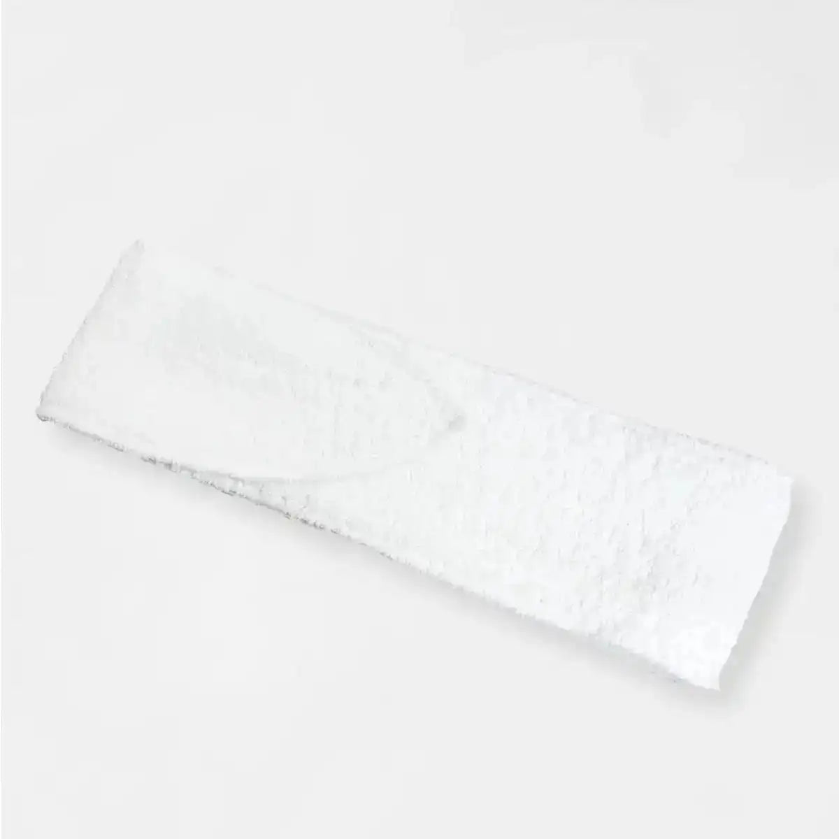 Canyon Rose Terry Cloth Spa Headband - White