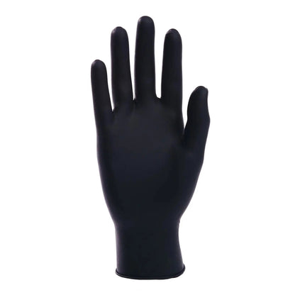 Black Powder-Free Nitrile Exam Glove Large Smooth Matte Finish