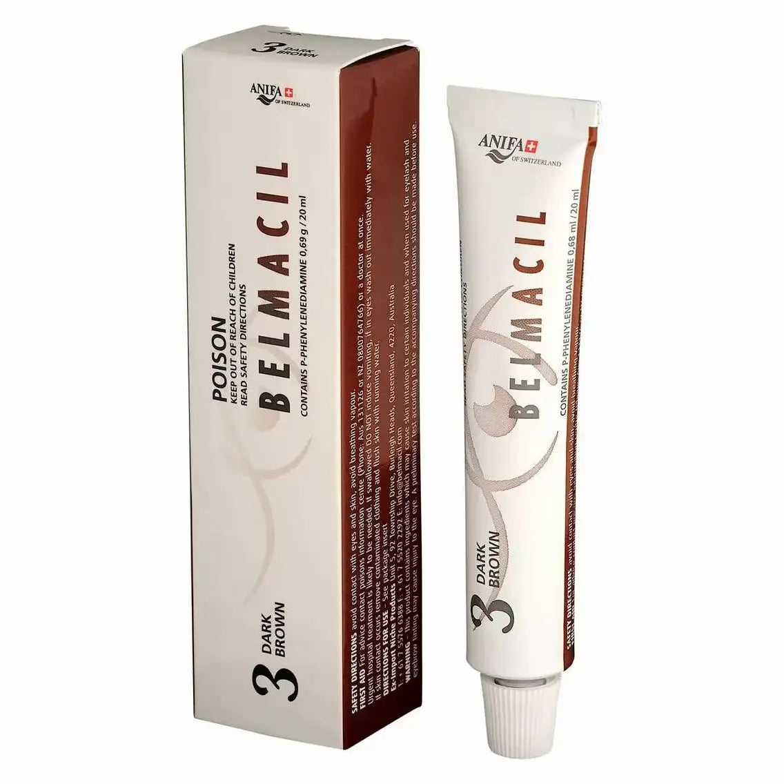 #3 Dark Brown Belmacil Tint