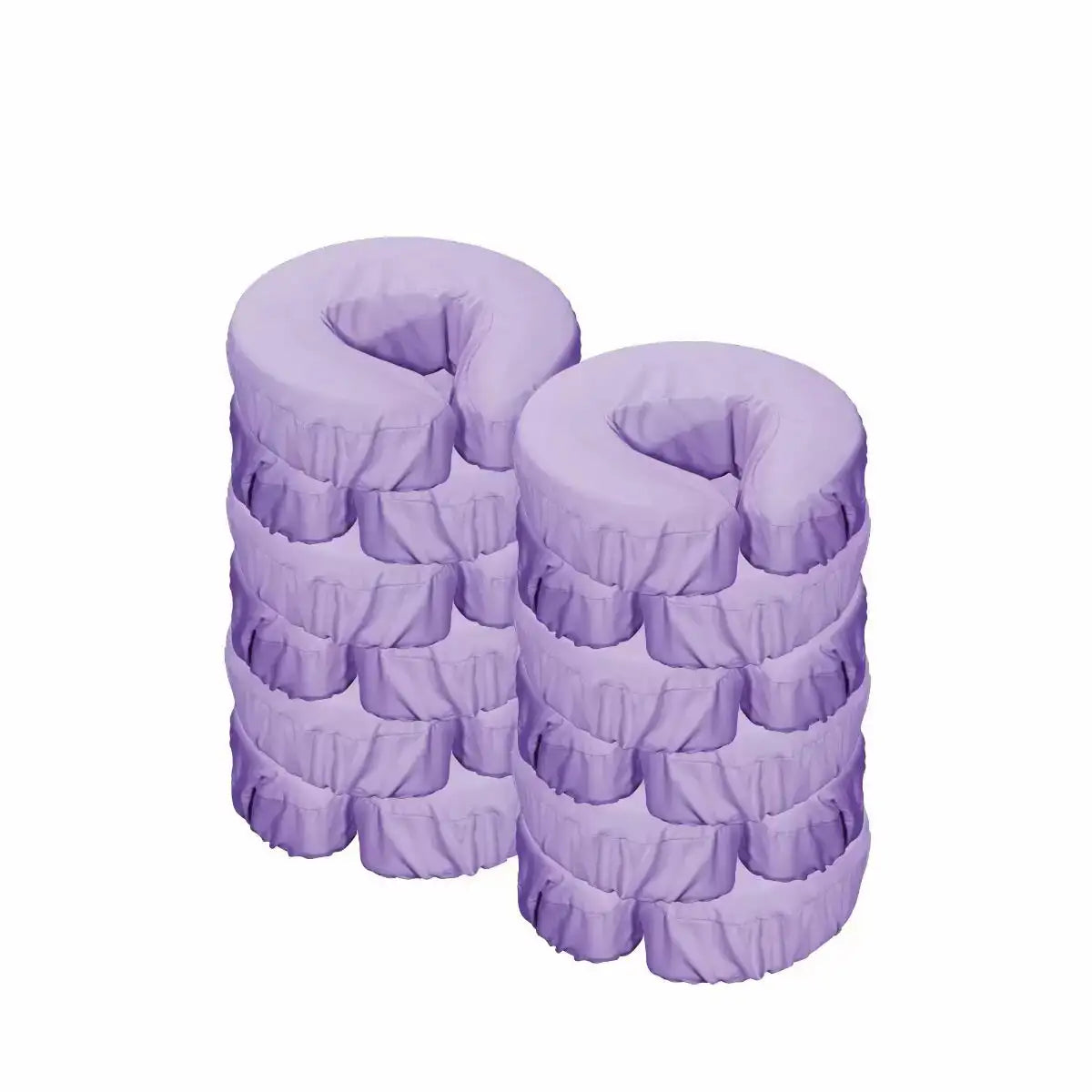 Master Massage Microfiber Face Rest Cover -12 pc - Purple
