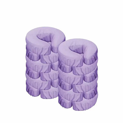 Master Massage Microfiber Face Rest Cover -12 pc - Purple