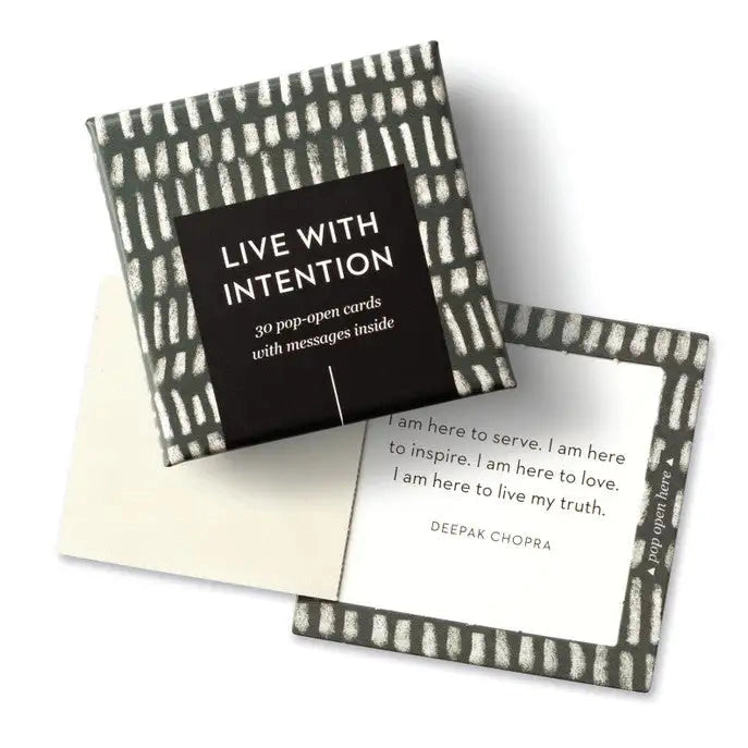 THOUGHTFULLS - LIVE WITH INTENTION Pop-open Affirmation Card Deck