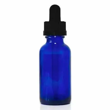 Cobalt Blue Dropper Bottle 1 oz