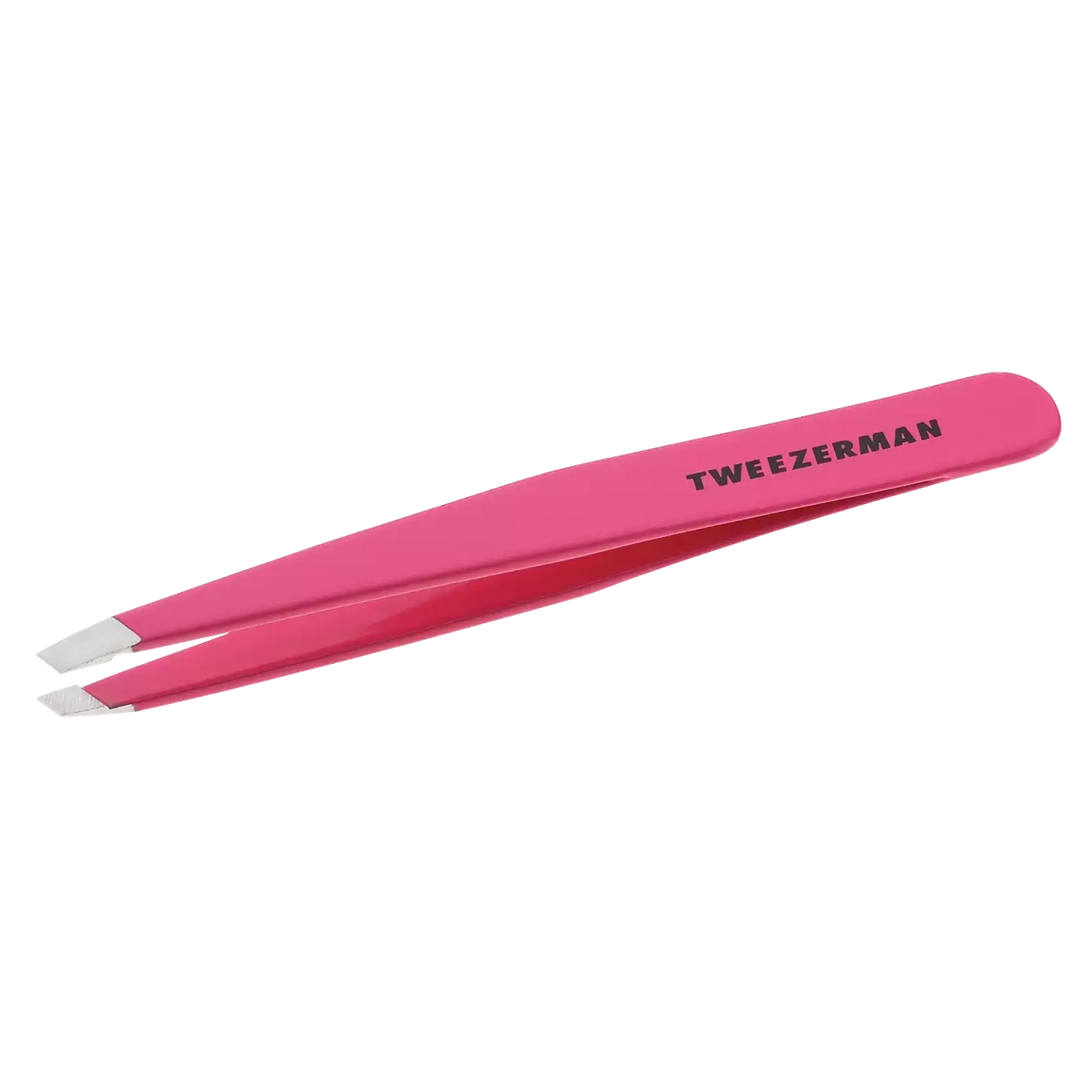 Tweezerman Slant Tweezer - Neon Pink 3.7 in