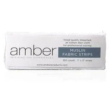 Amber Products Muslin Strips 1" X 3" 100/pack