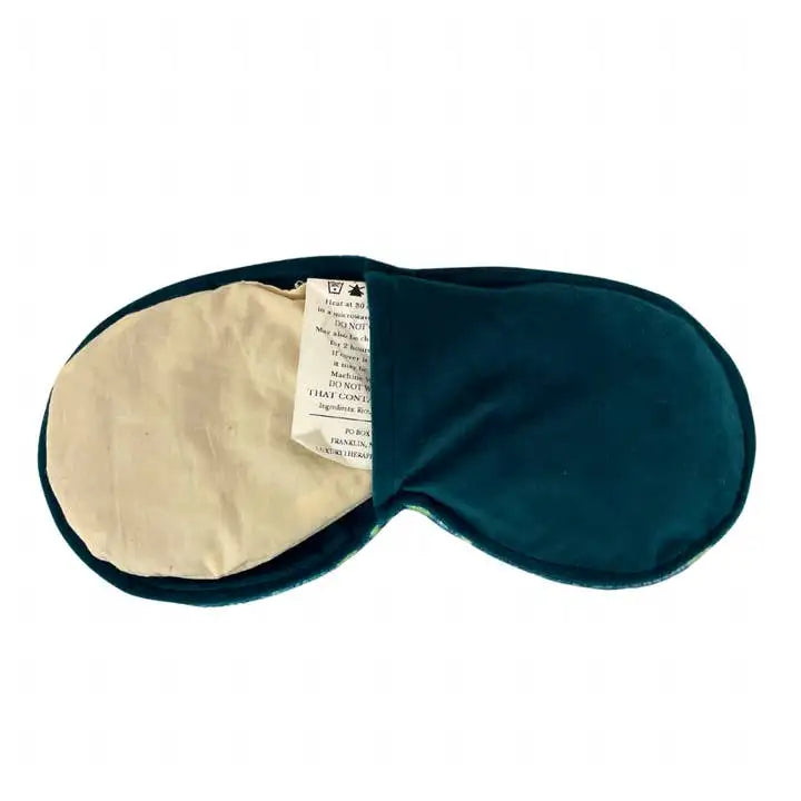 Luxury Therapeutics Soothing Eye Pillow W/Removable Cover- Pickleball Navy/Teal