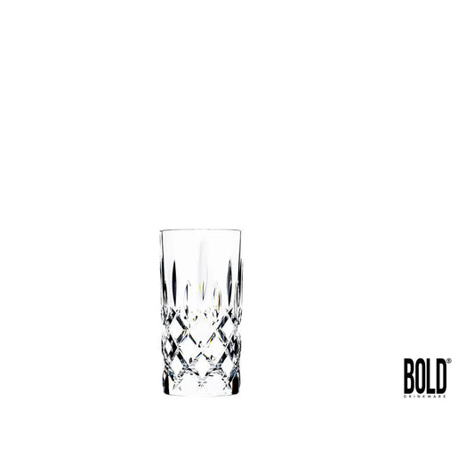 Hyde 14 oz tall highball glass in clear unbreakable polycarbonate by Bold Drinkware