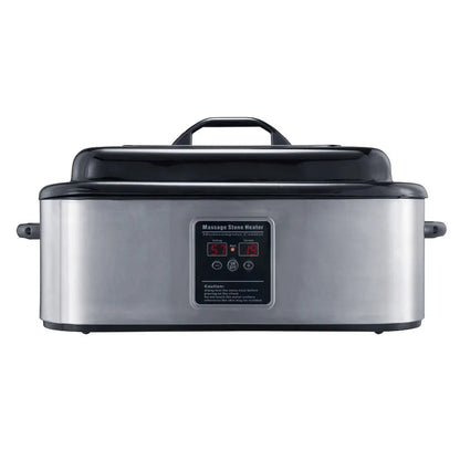 Master Massage LED Digital Display Stainless Hot Stone Heater 18 Quart