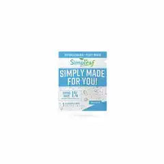 Simpleaf Unscented Flushable Wipes Single Wipes, 30 count