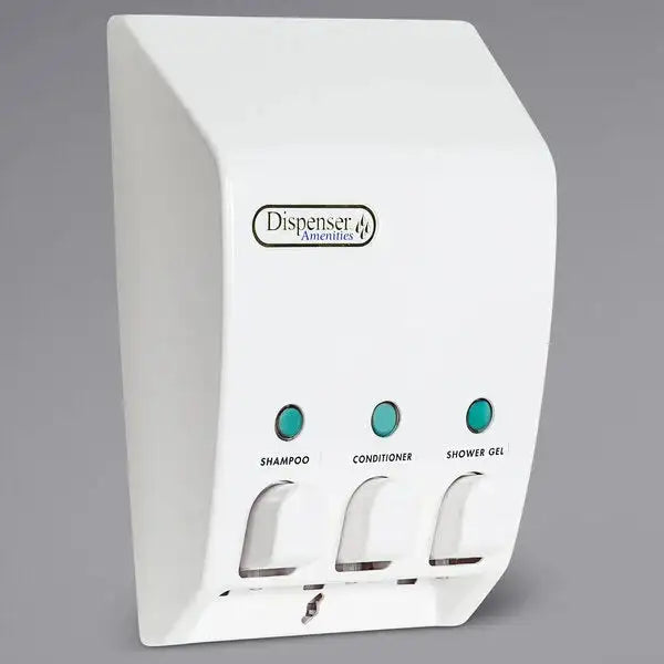 Classic Dispenser Three Chamber White