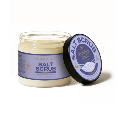 Soothing Touch Lavender Salt Scrub  20 oz