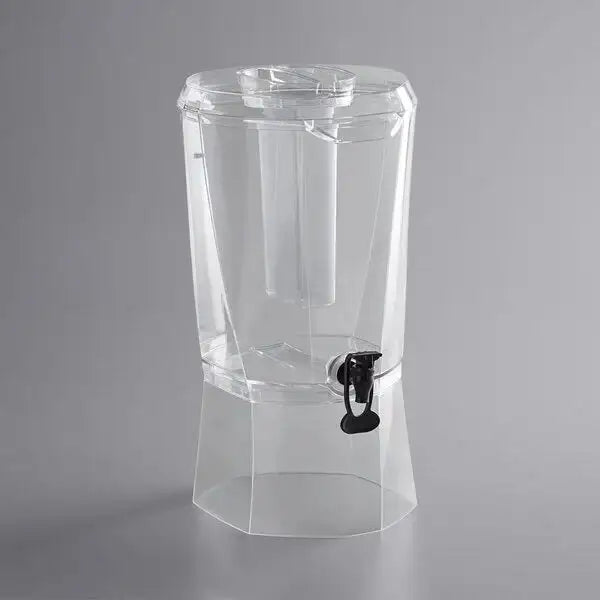 3.5 Gallon Acrylic Beverage Dispenser with Vertical Ice Core