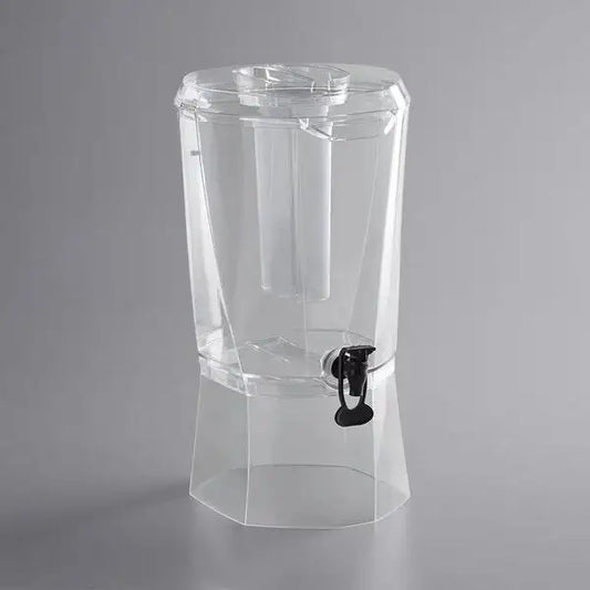 3.5 Gallon Acrylic Beverage Dispenser with Vertical Ice Core