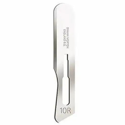 Swann Morton #10R Stainless Steel Blade, Sterile- 100 Count