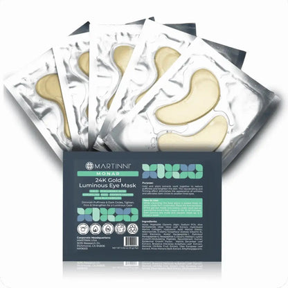 Martinni 24k Gold Luminous Eye Masks - 5 ct