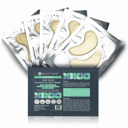 Martinni 24k Gold Luminous Eye Masks - 5 ct
