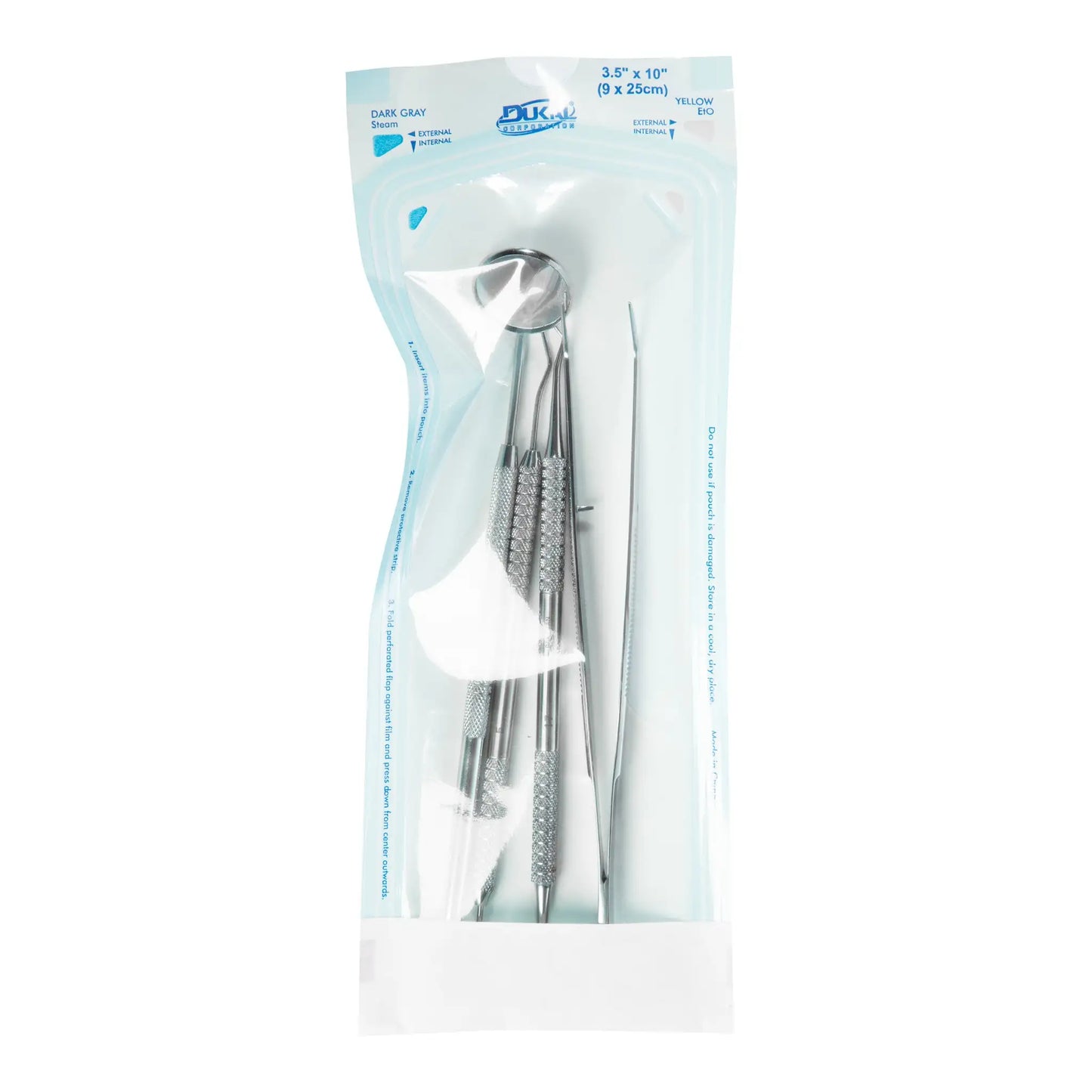 Dukal Self-Sealing Sterilization Pouches - 200 Count