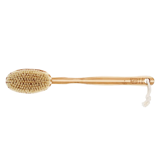 Bass Natural Boar Bristle Oval Bath and Dry Body Brush