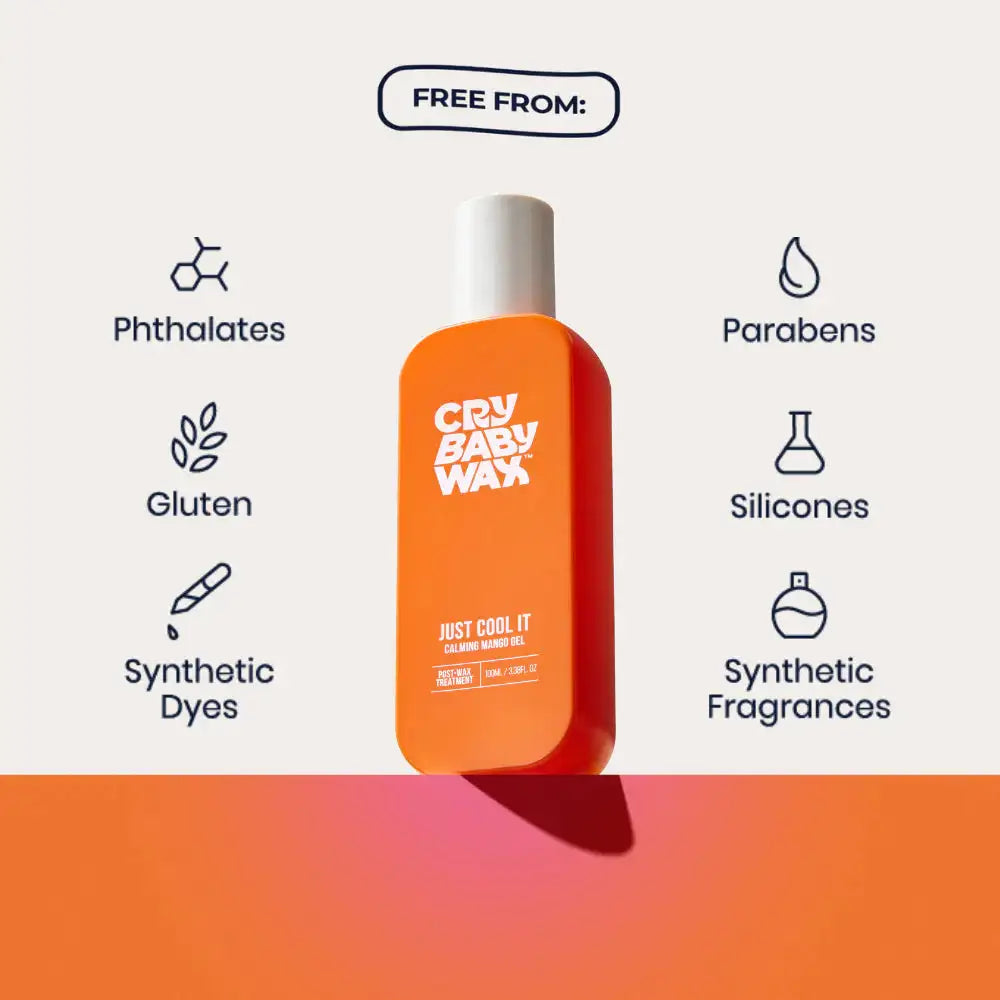 Crybaby Wax Just Cool It Calming Mango Gel - 3.38 oz