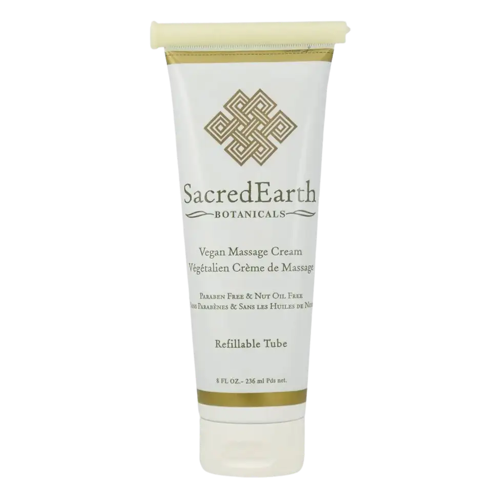 Sacred Earth Vegan Massage Cream 8oz Tube