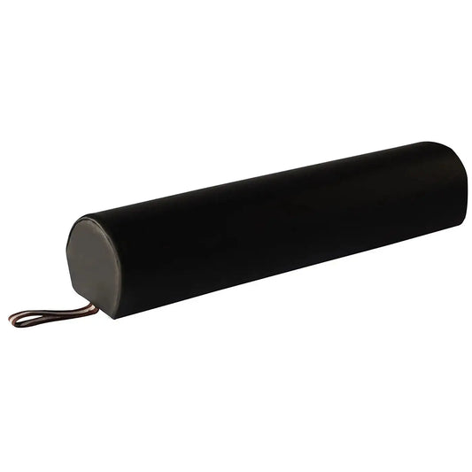 Master Massage 6" 3/4 Round Bolster - Black