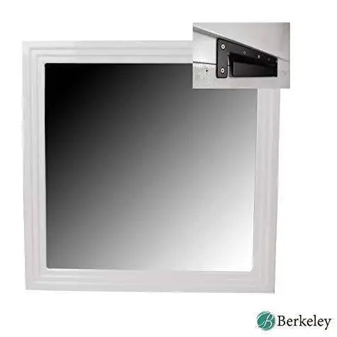 MAYBELLE Traditional Vanity Styling Station w/ Mirror (White)