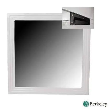 MAYBELLE Traditional Vanity Styling Station w/ Mirror (White)