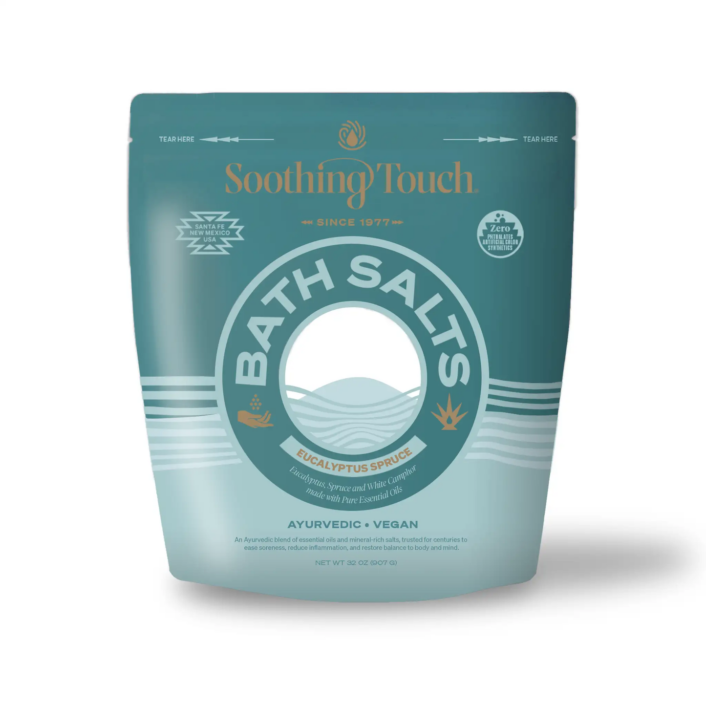 Soothing Touch Eucalyptus Spruce Bath Salts 32oz