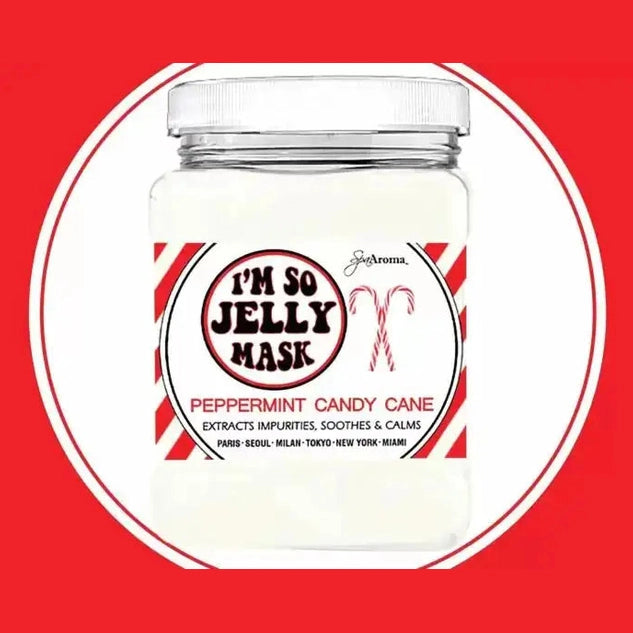 I'm So Jelly Mask Pepermint Candy Cane