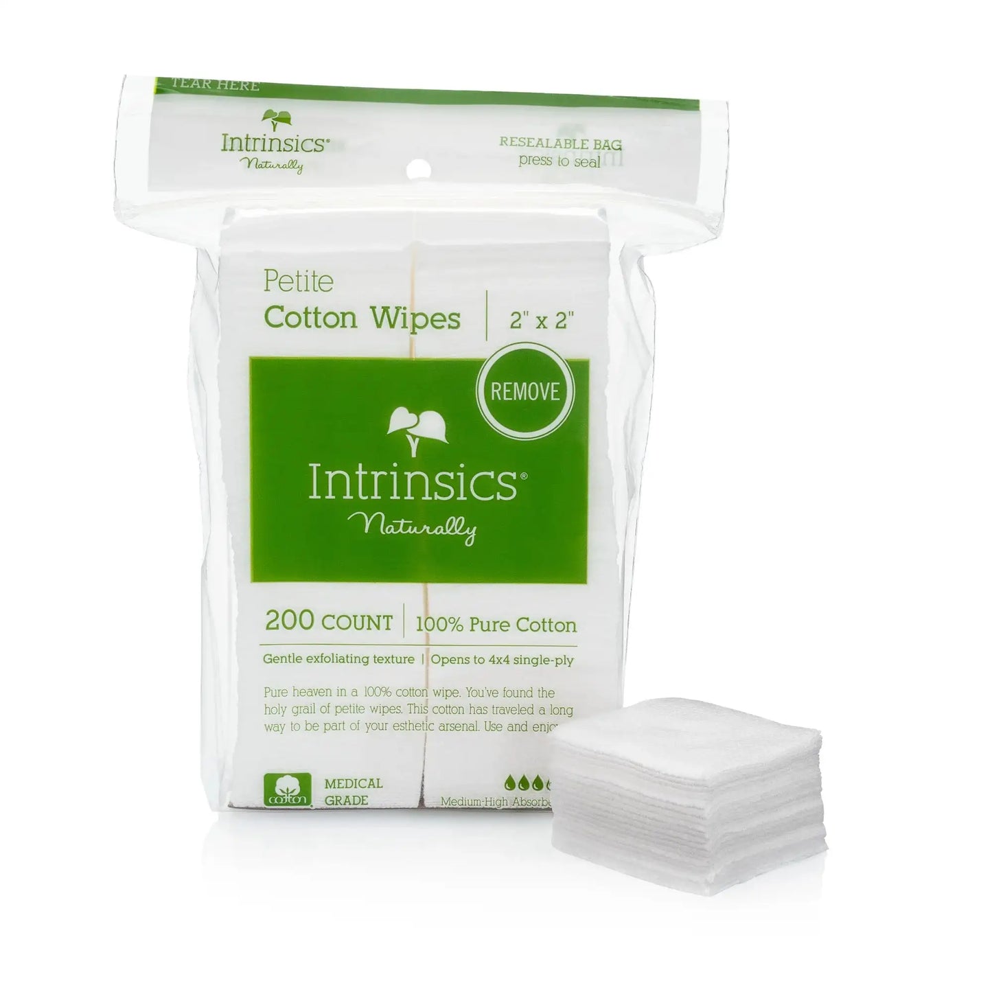 Petite Cotton Wipes 2X2