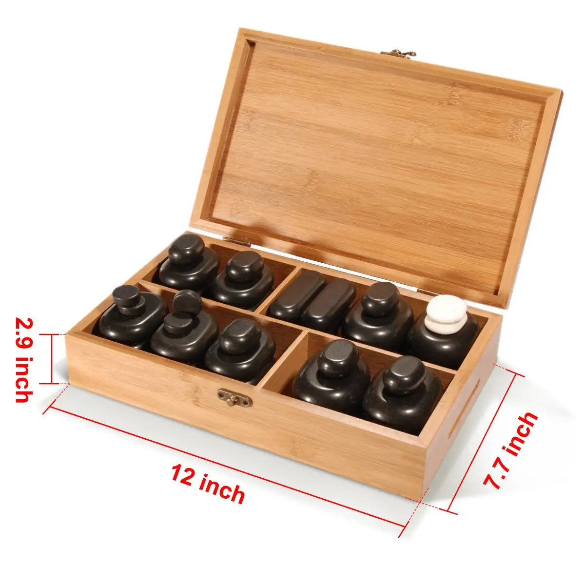 Master Massage Basalt Massage Stone Set - 40 pc
