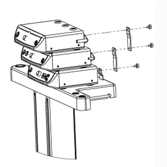 Silhouet-Tone Cirrus attachment kit, hardware detail