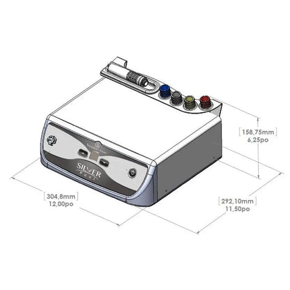 Silhouet-Tone  Silver Peel Dual-Voltage