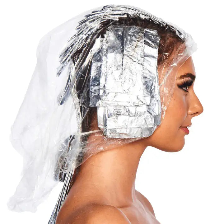 Colortrak Clear Disposable Processing Caps - 100 Count