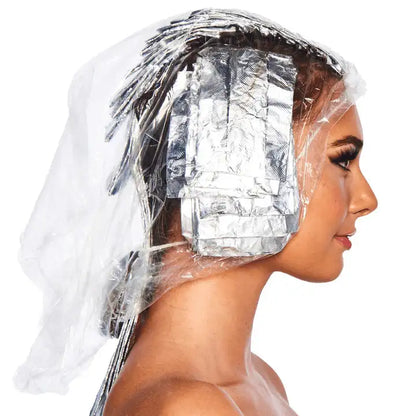 Colortrak Clear Disposable Processing Caps - 100 Count