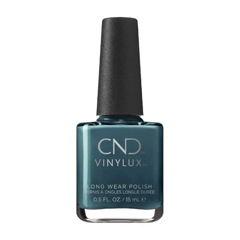 CND VINYLUX Teal Time #411 0.5 fl oz long wear polish bottle