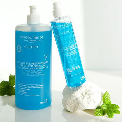 Cirepil Blue Lotion Cleanser 8.45 oz pre-wax bottle