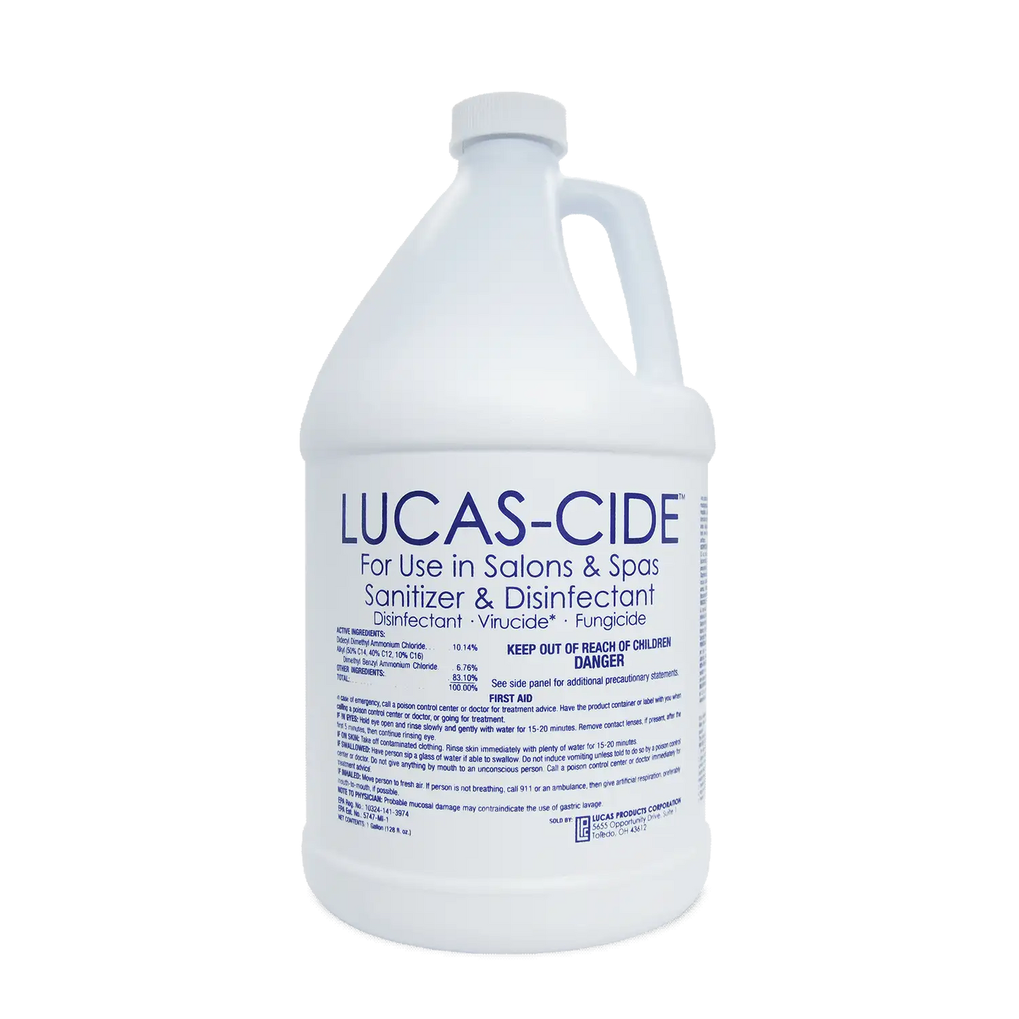 Lucas-Cide Concentrate Disinfectant Blue - 1 Gallon