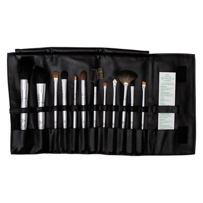 FantaSea Makeup Brush Set with Case - 12 pc