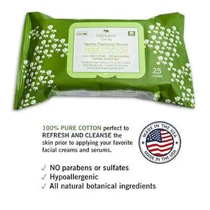 Intrinsics Gentle Cleansing Towels - 25 count