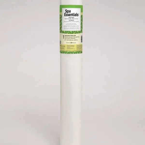 Spa Essentials Table Paper Smooth 21"x225' White