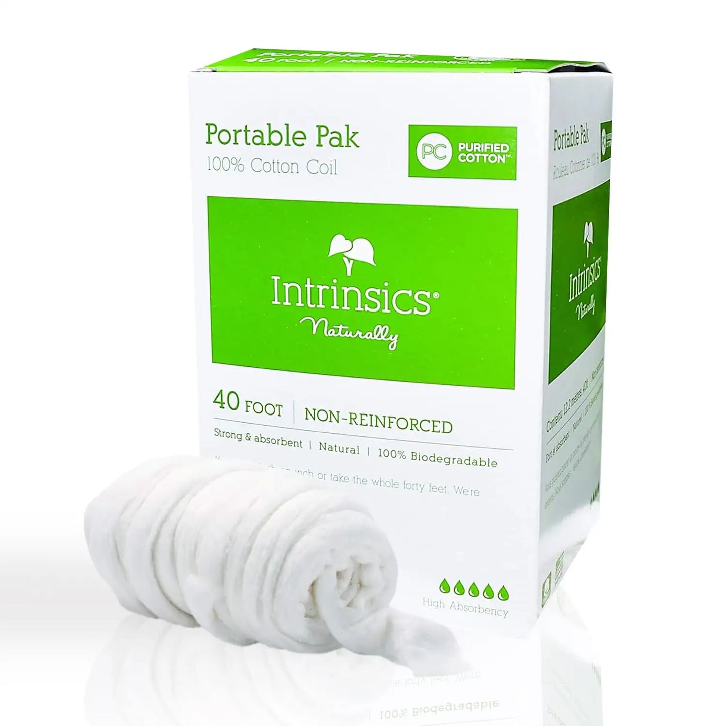 Intrinsics Portable Pak Cotton Non Reinforced - 40ft