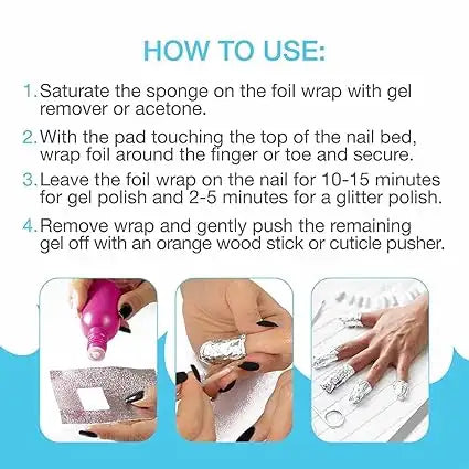 Flowery No Mess No Fuss Disposable Foil Wraps - 250 ct