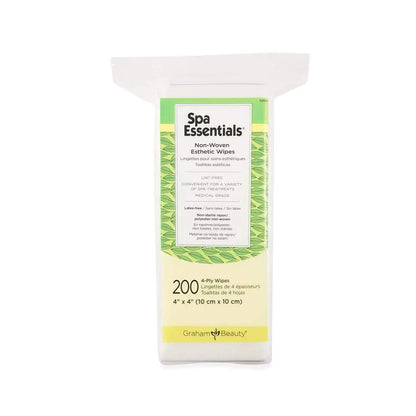 Spa Essentials Esthetic Non-woven Wipes 4x4 - 200 count
