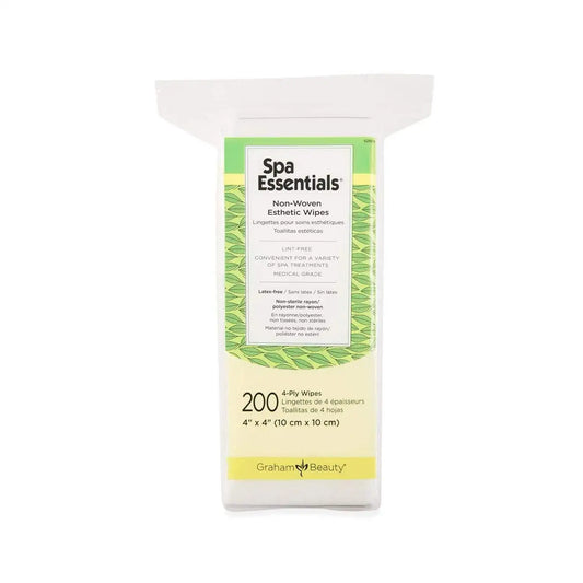 Spa Essentials Esthetic Non-woven Wipes 4x4 - 200 count