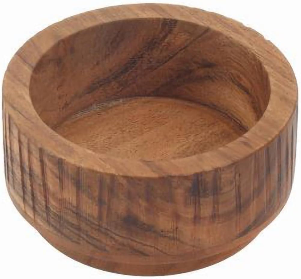 Textured Wood Bowl