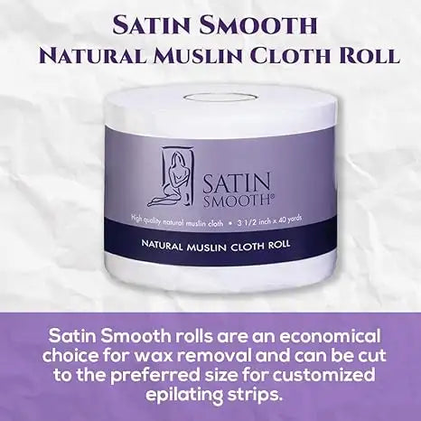 Satin Smooth Natural Muslin Roll - 40 yds