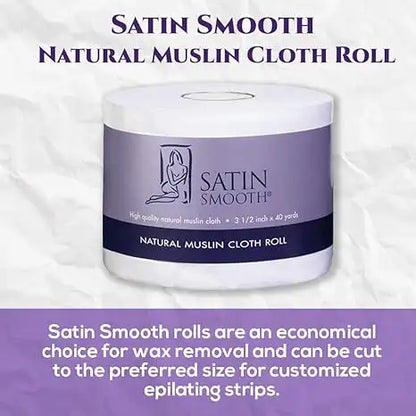 Satin Smooth Natural Muslin Roll - 40 yds